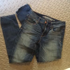 American Eagle 0 Short Super Stretch Skinny Jeans